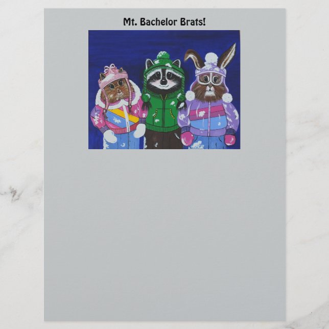 Papier Les Mt. Bachelor Brats (Devant)