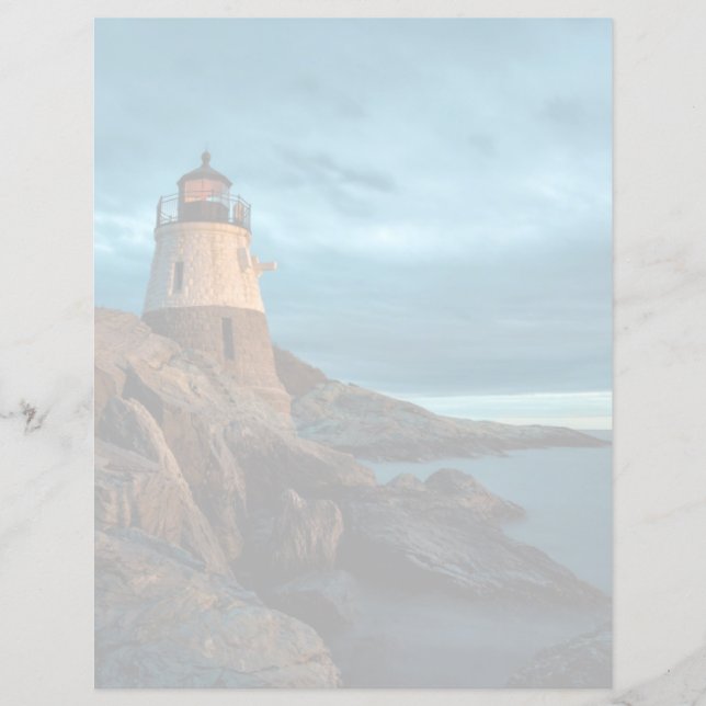 Papier Les phares | Phare de Castle Hill (Devant)