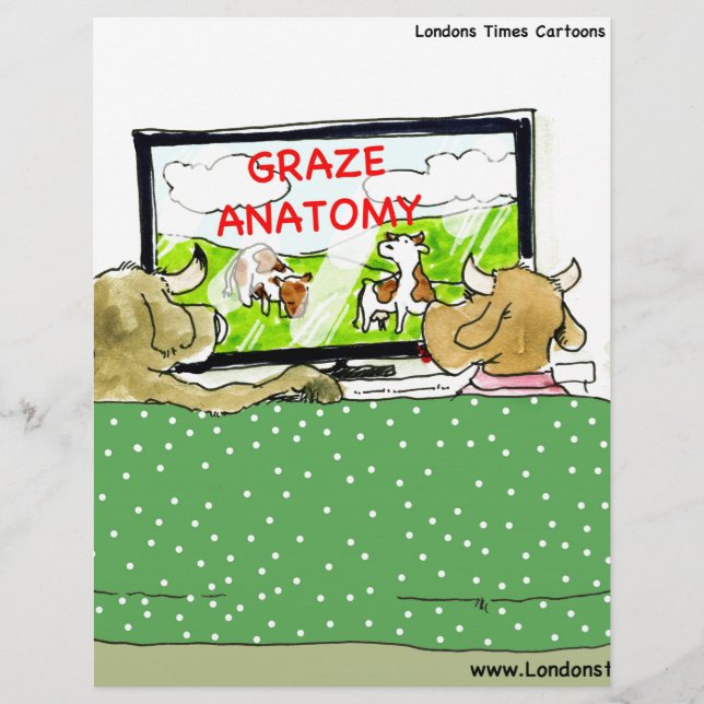 Papier Les vaches divertissantes amusantes (Devant)