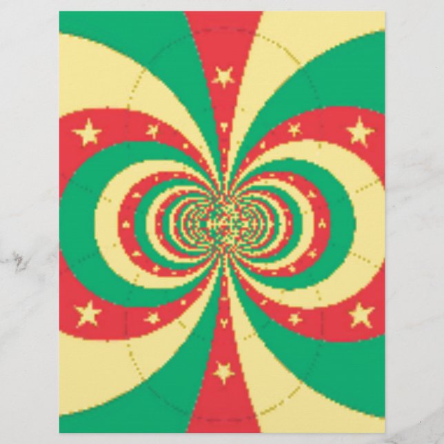 Papier L'Esprit du Cameroun : L'Art Drapeau Indomptable D (Devant)