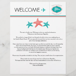 Papier Lettre de bienvenue de Starfish pour la République