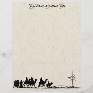 Papier Lettre de Noël annuelle en-tête personnalisé