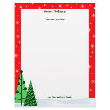 Lettre de Noël / Vacances personnalisées Stationna