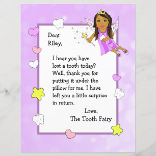 Papier Lettre de Tooth Fairy