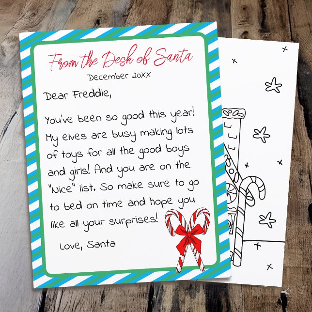 Papier Lettre du Père Noël Clause Noël de l'enfant (Créateur téléchargé)