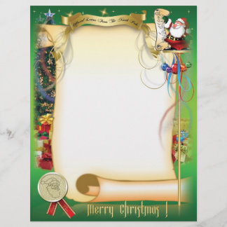 PAPIER LETTRE PÈRE NOËL