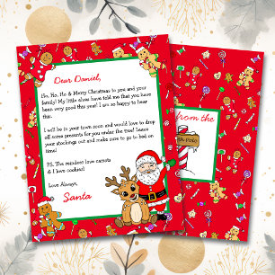 Papier Lettre personnalisée du Père Noël