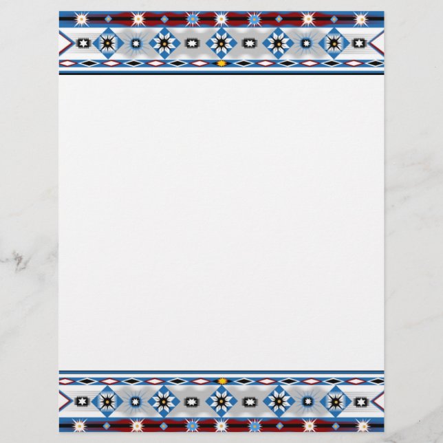 Papier Lettres sioux amérindiennes (Devant)