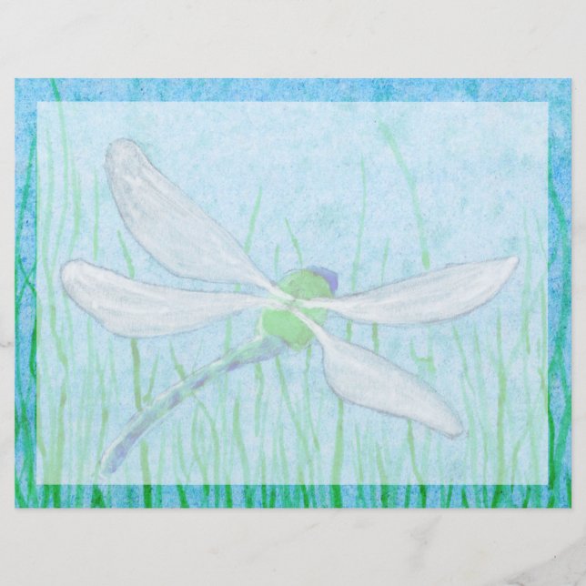 Papier libellule (Devant)