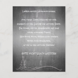 Papier Lieber guter Weihnachtsmann
