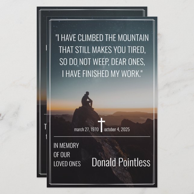 Papier Lifews (Devant / Derrière)