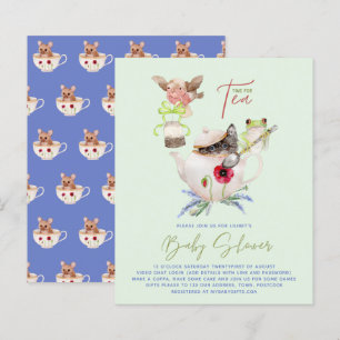 Papier Lilibet Tea Party Douche Invitation pour princesse