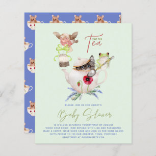 Papier Lilibet Tea Party Douche Invitation pour princesse