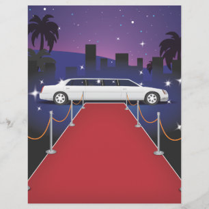 Papier Limousine de la célébrité du tapis rouge