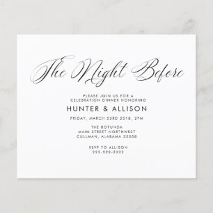 Papier L'invitation de la veille