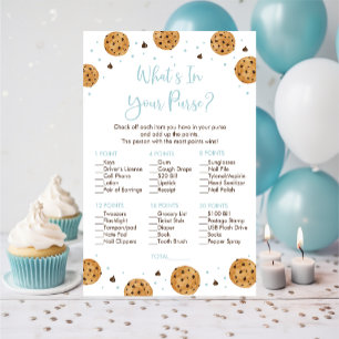 Papier Little Cookie Blue Boy What's In Your Purse Game