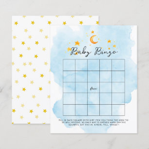 Papier Little Lion C'est un garçon Aquarelle Bleu Bingo b