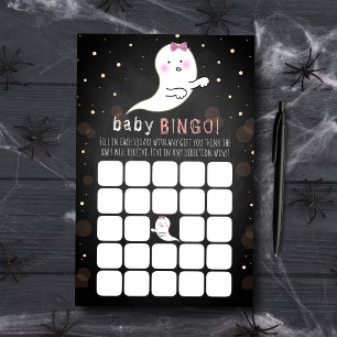 Papier Little Spirit Halloween Baby shower Bingo