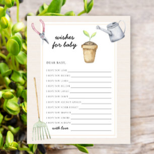 Papier Little Sprout Baby shower - Voeux pour bébé