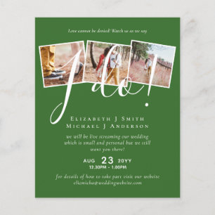 Papier Livestreaming Wedding Invite - Regardez-Nous Dire