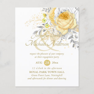 Papier Livre de Mariage Rose d'or blanc indulgent budgéta