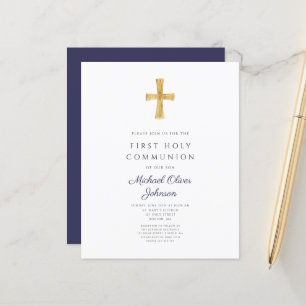 Papier Livre d'invitation de la première communion du gar