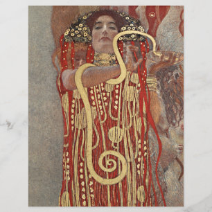 PAPIER LIVRE : GUSTAV KLIMT : HYGIEIA : 1907