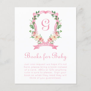 Papier Livres à motif floral rose pour bébé