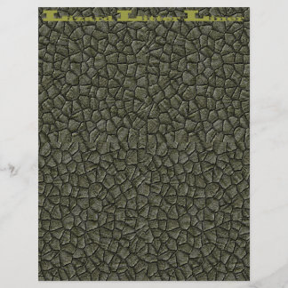 Papier Lizard Litter Liner Écales vertes