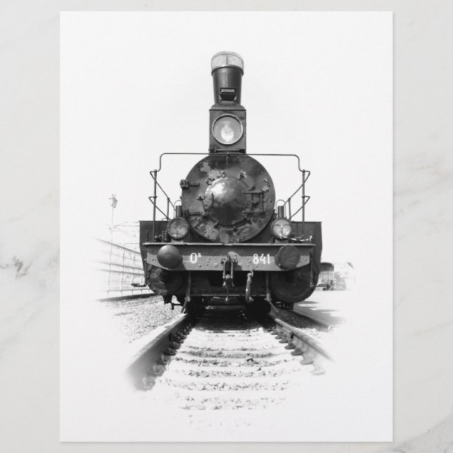 Papier Locomotive à vapeur (Devant)
