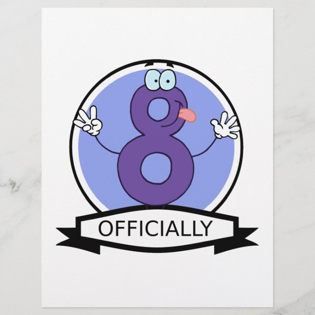 Papier Logo officiel 8 Anniversaire (Devant)