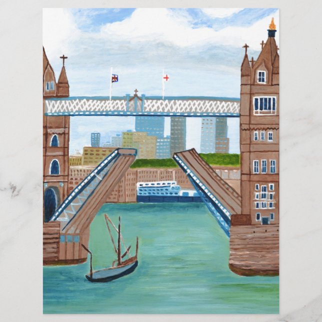 Papier London Bridge (Devant)