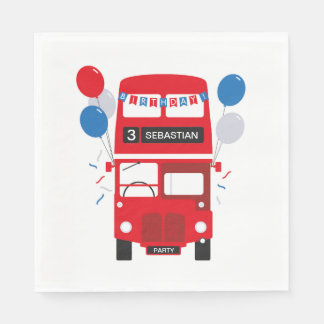 Papier Londres Red Bus personnalisées serviettes en papie
