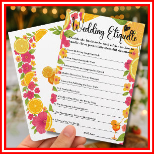 Papier Love at First Spritz Etiquette Enclôture Card