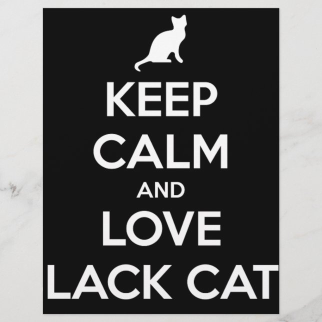 Papier Love Black Cats (Devant)