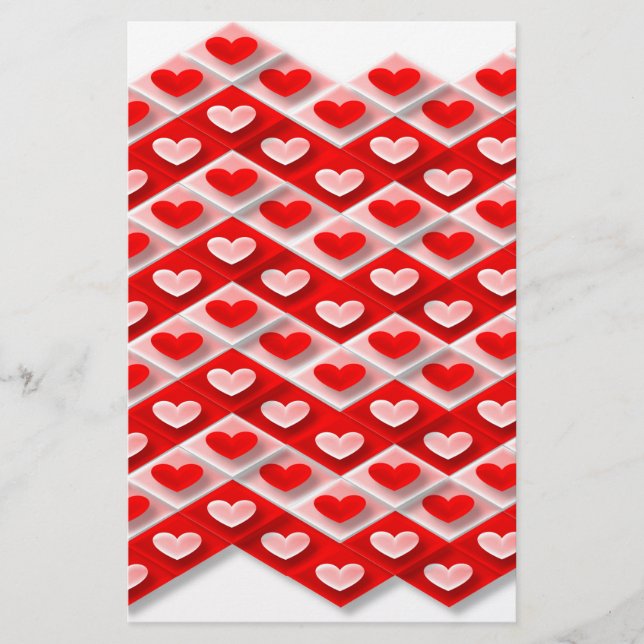 Papier Love Heart Motif (Devant)