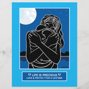 Papier Love & Protect 1_Flat Paper Sheet 8.5"x11"