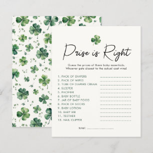 Papier Lucky Charm Price est le bon jeu de Baby shower
