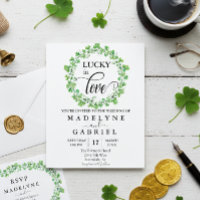 Lucky in Love Mariage St. Patrick's Day Budget