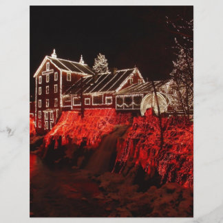 Papier lumières de noël