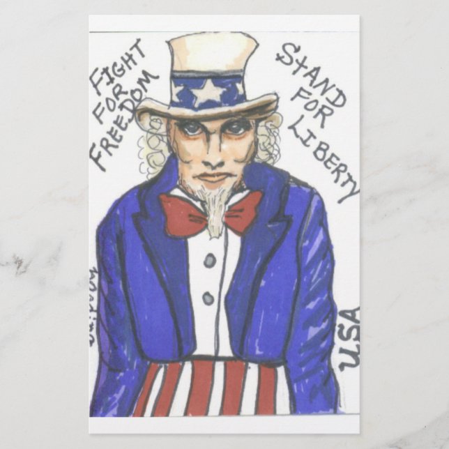 Papier Lutte pour la liberté, défend la liberté (Devant)