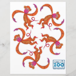 Papier Mabell's Zoo Monkey Cutout