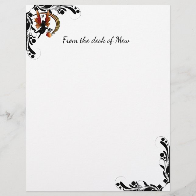 Papier Maïs chat cosmique (Devant)