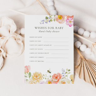 Papier Maman Bee   Vœux floraux pour jeu bébé