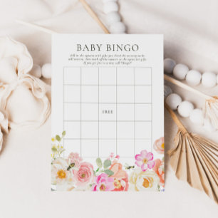 Papier Maman to Bee   Floral Aquarelle Bingo Bingo Jeu