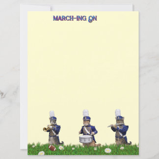 Papier Marching Band of Cats Stationery