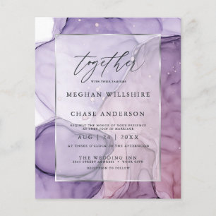 Papier Mariage abordable Cust4 Lavender Rose Abstrait