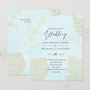 Papier Mariage Abstrait moderne scandinave japonais