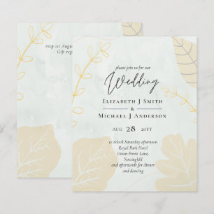 Papier Mariage Abstrait moderne scandinave japonais