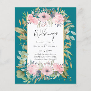 Papier Mariage Boho rose pâle